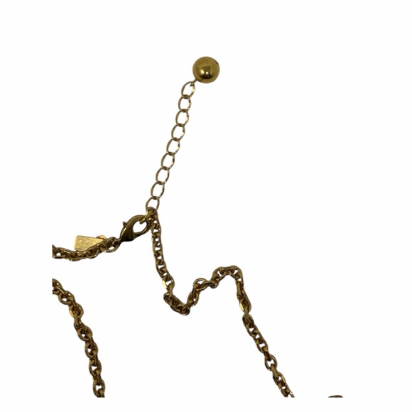 Kate Spade Set In Stone Double Bib Statement Necklace Purple Magenta Chunky 16” - Picture 4 of 7